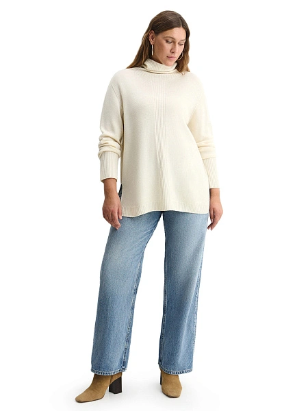 Merino Base Свитер женский, цвет молочный, фото 4
