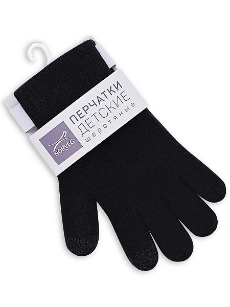 NORVEG Перчатки детские, цвет черный, фото 2