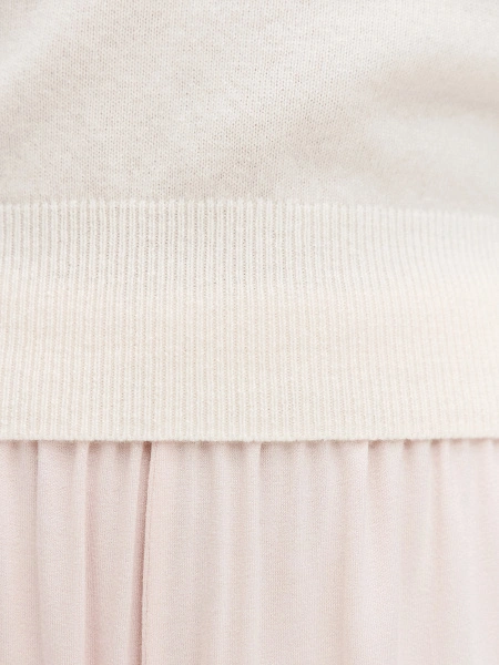 Топ трикотажный, цвет молочный, фото 4