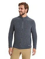 Кардиган мужской на молнии Merino Knitted Графитовый