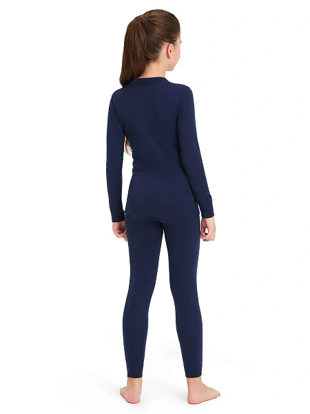 SOFT Комплект термобелья для девочек-подростков, цвет синий, фото 3