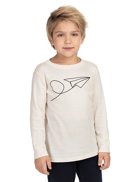 Пижама для мальчика из шерсти мериносов, фото 2