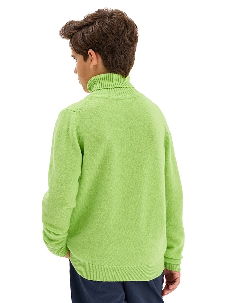 Свитер Merino Base детский для мальчиков-подростков, цвет светло-зеленый, фото 2
