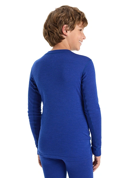 Термофутболка для мальчиков-подростков серии SOFT. Знак Woolmark, цвет синий, фото 3