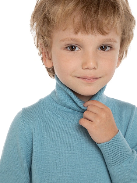 Свитер Cash Touch детский для мальчиков, цвет голубой пепельный, фото 2