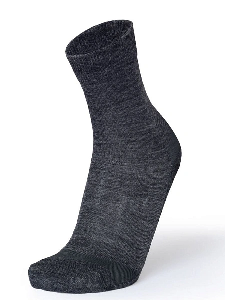 Термоноски женские серии FUNCTIONAL MERINO WOOL, цвет темно-серый меланж, фото 2