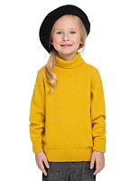 Cвитер Cashmere&Merino blend детский Горчичный
