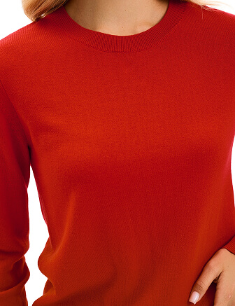 CashTouch Джемпер женский с круглым воротом, цвет алый, фото 2