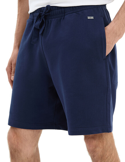 Шорты мужские укороченные Cotton, цвет темно-синий, фото 3