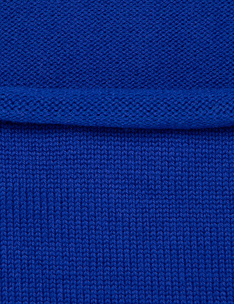 Теплый снуд из шерсти мериносов, цвет ультрамарин, фото 3