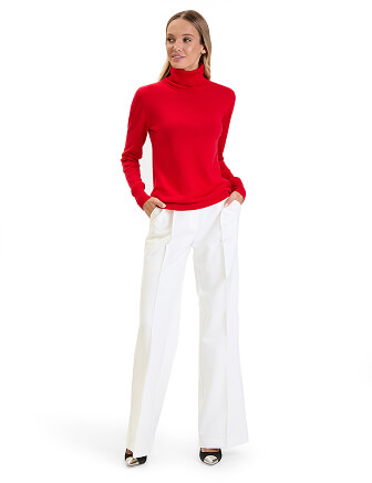 Водолазка женская Cash Touch, цвет алый, фото 3