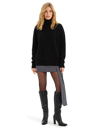 Свитер Merino Base из шерсти, цвет черный, фото 3