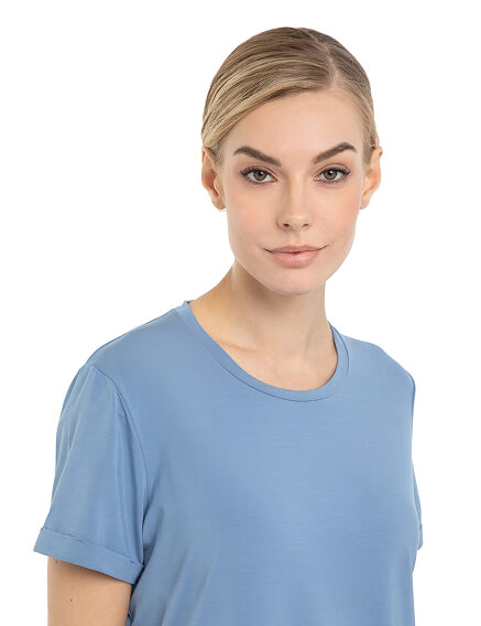 Футболка женская серии Bamboo, цвет лаванда, фото 3