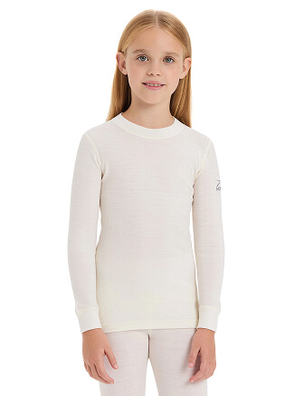 SOFT Комплект термобелья для девочек, цвет молочный, фото 2