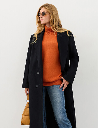 Свитер Merino Base из шерсти, цвет медный, фото 3