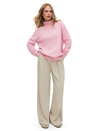 Свитер Merino Base из шерсти, цвет розовый, фото 3