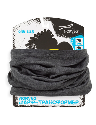 Шарф-трансформер "Монстр", цвет серый, фото 2