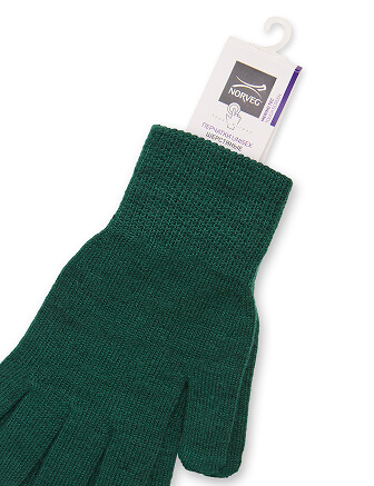 Перчатки Merino TEC Touch Screen мужские, цвет темно-зеленый, фото 2