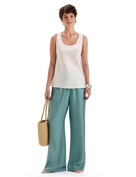 Топ женский SILK, цвет кремовый, фото 1