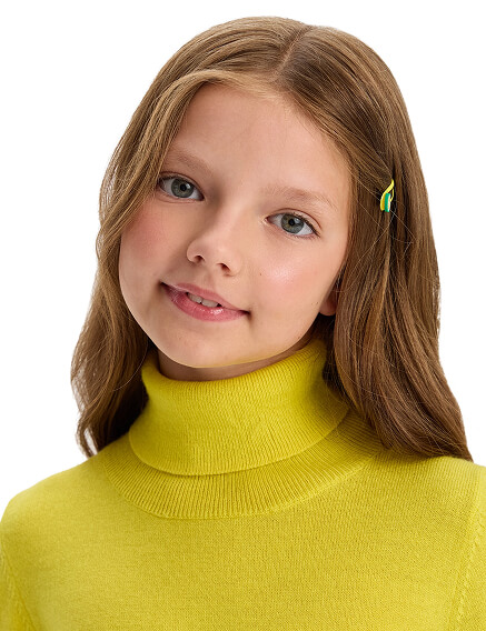 Шерстяной свитер Cash Touch для девочек, фото 3