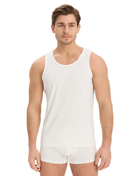 Майка мужская серии Bamboo, цвет молочный, фото 1