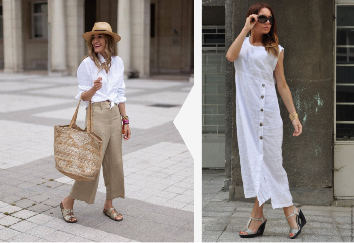 Что такое одежда изо льна? Создаем модный образ с льняной одеждой