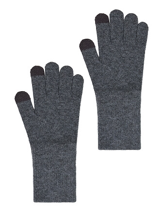 Перчатки сенсорные, цвет серый меланж, фото 3