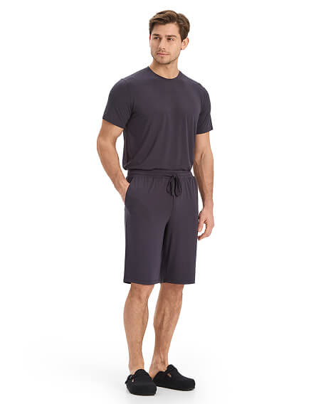 Шорты мужские серии Bamboo, цвет темно-серый, фото 1