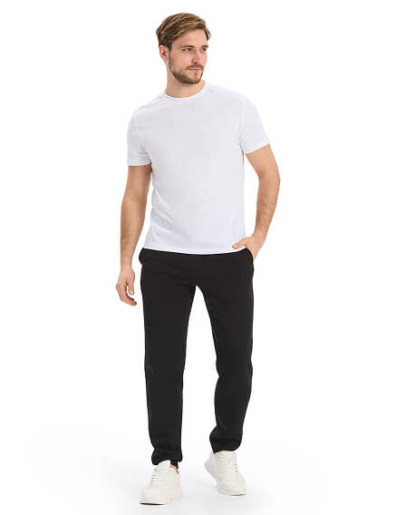 Джоггеры мужские серии Cotton, цвет черный, фото 1