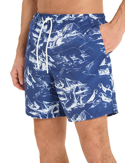 Шорты плавательные, цвет синий мулине, фото 3