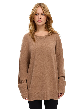 Джемпер Merino Base, цвет бежевый меланж, фото 1