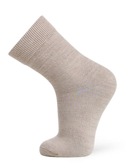 Термоноски детские шерстяные серии MERINO WOOL, цвет бежевый меланж, фото 1