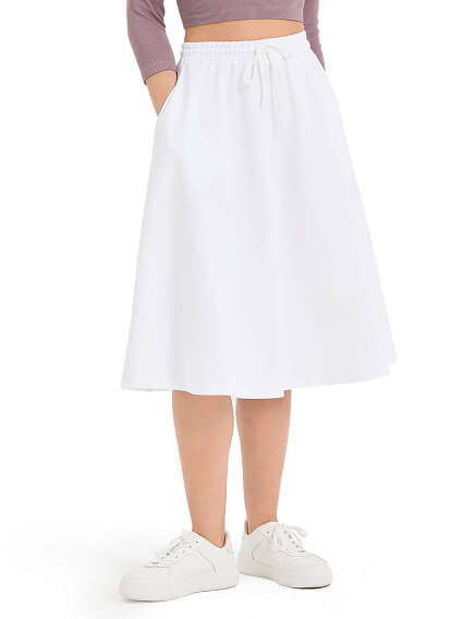 Юбка женская ORGANOMICA Cotton, цвет белый, фото 2