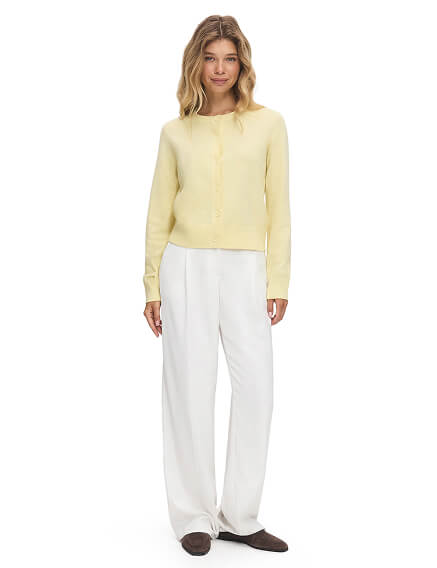 Кардиган на пуговицах Norveg, цвет сливочный, фото 1