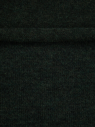 Теплый снуд из шерсти мериносов, цвет темно-болотный, фото 3