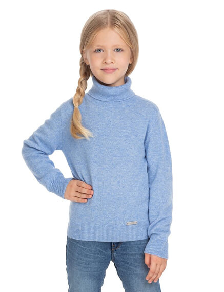 Свитер Cashmere детский с высоким воротом, фото 1