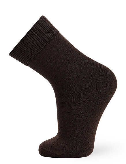 Термоноски детские шерстяные серии MERINO WOOL, цвет коричневый, фото 1