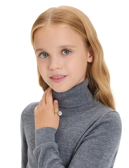 Шерстяной свитер Cash Touch для девочек, фото 3