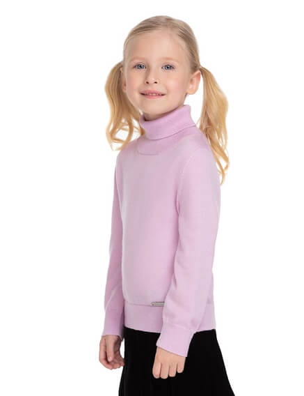 Шерстяной свитер Cash Touch для девочек, фото 2