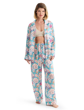 Костюм из шелка, цвет принт seashells, фото 1