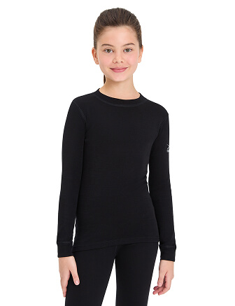 SOFT Комплект термобелья для девочек-подростков, цвет черный, фото 2