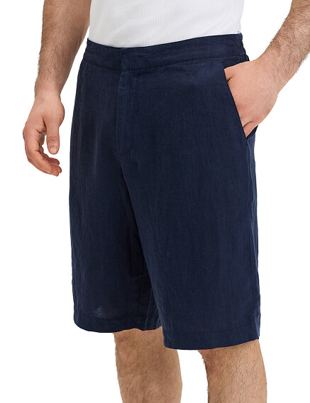 Шорты мужские casual, цвет темно-синий, фото 3