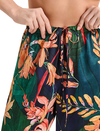 Костюм из шелка, цвет принт тропический, фото 3