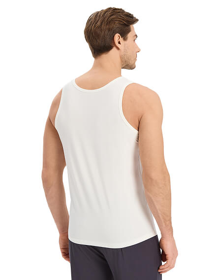 Майка мужская серии Bamboo, цвет молочный, фото 2