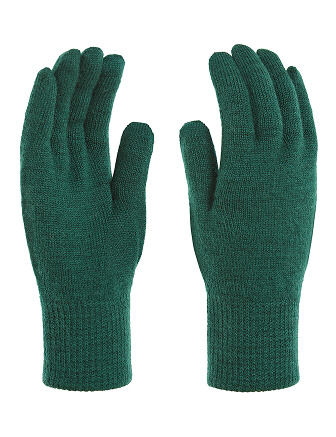 Перчатки Merino TEC Touch Screen мужские, цвет темно-зеленый, фото 1