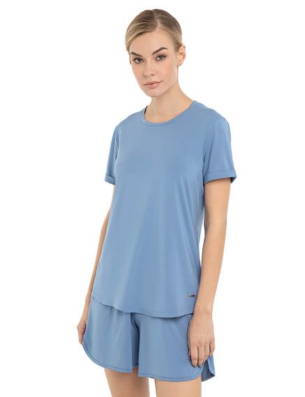 Футболка женская серии Bamboo, цвет лаванда, фото 1