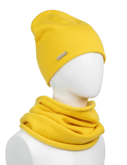 Комплект шапка и снуд из 100% шерсти мериносов, фото 2