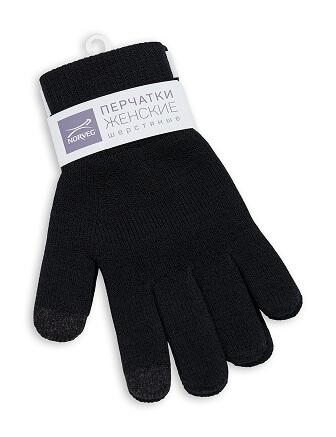 NORVEG Перчатки женские, цвет черный, фото 2