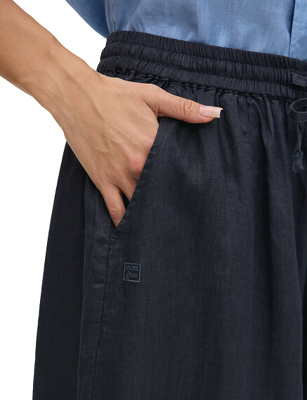 Брюки женские "baggy" серии LINEN, цвет темно-серый, фото 2