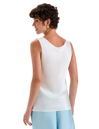 Топ женский SILK, цвет молочный, фото 2